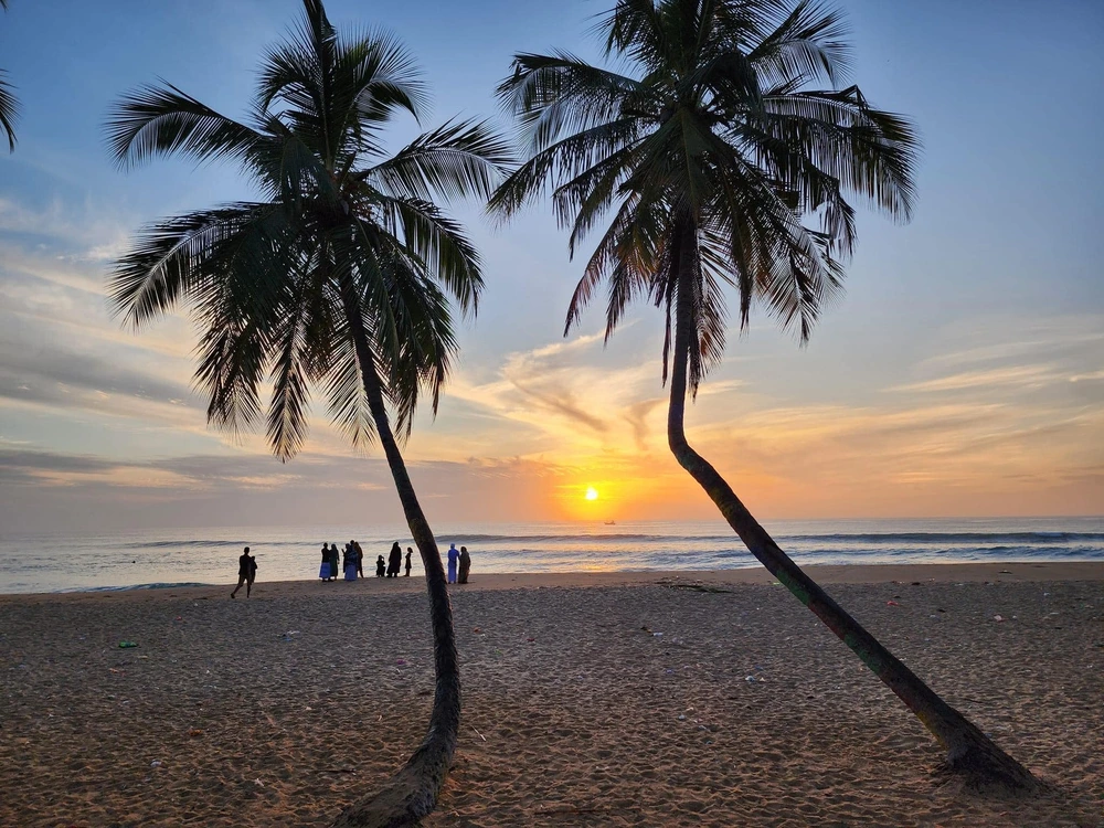 Kattankudy Beach Sunrise - Perfect spot for morning walks and jogging in Sri Lanka East Coast